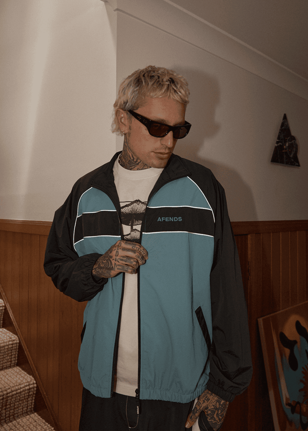 AFENDS Spicy Sports Spray Jacket - Ocean Spray