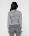 Devil Girl Knitted Zip Through Hood