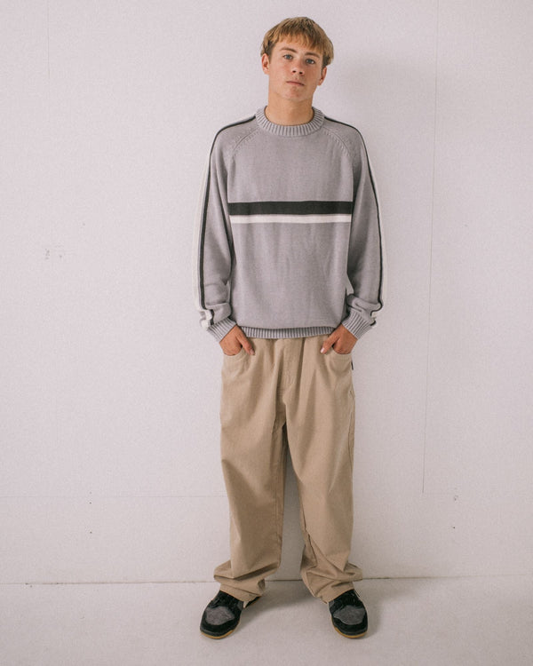 White Lines 2.0 Crew Neck Knit