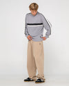 White Lines 2.0 Crew Neck Knit