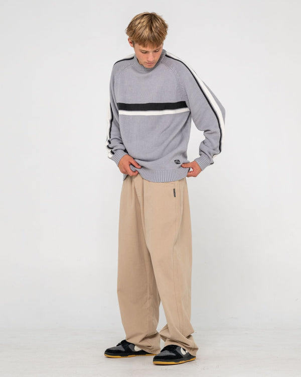 White Lines 2.0 Crew Neck Knit