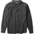 Vissla Shaver LS Flannel in black, long sleeve shirt with button-up design.