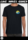 Love waves Fluro print tee shirt