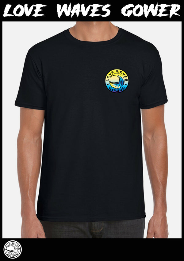 Love waves Fluro print tee shirt