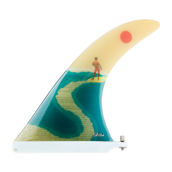 CielGlue Cream 9.75" longboard fin