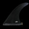 Deflow Cream longboard fin 10.5" - black