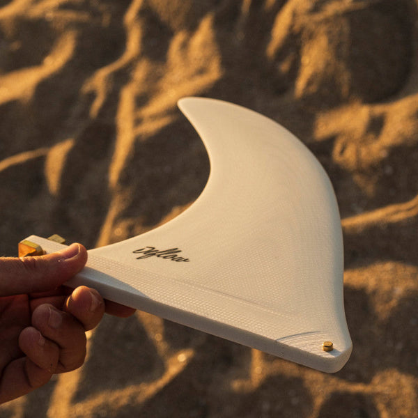 Deflow Cream longboard fin