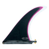 Cream 9.75" longboard fin - Black violet