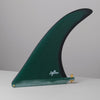 Deflow Cream 9.75" longboard fin - green