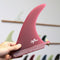 Deflow Mini Cream longboard fin 7" - burgundy