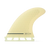 Deflow Bee S - thruster fins - full tab - tan