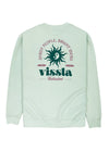 Vissla Bright Ideas Eco Fleece Crewneck in Agave