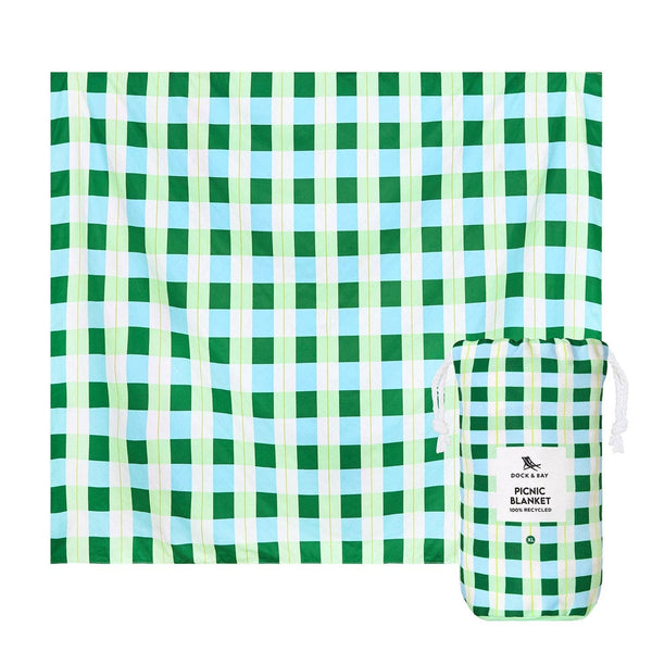 Dock & Bay Picnic Blanket - Apple Tart: Large (170x170cm)