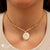 Pineapple Island Natural Wood shiva shell Choker Necklace