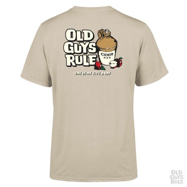 Old Guys Rule 'Five-A-Day III' T-shirt