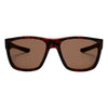 I-sea Greyson 2.0 sunglasses in tortoise frame with brown polarized lenses, front view.
