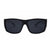 I-Sea Captain sunglasses in black with smoke polarized lenses, front view.