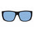 I-Sea Captain sunglasses with black frame and blue polarized lenses, front view.