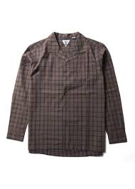 Vissla Derrick Disney Undefined Lines Eco LS Shirt - Chocolate