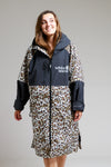 White Water Adults Hard Shell Robe - Leopard Print