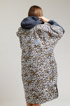 White Water Adults Hard Shell Robe - Leopard Print