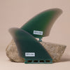 Deflow Mid Green twin Fin - single tab