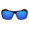 I-Sea Nick I sunglasses with tortoise frame and blue mirror polarized lenses.