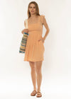 Sisstrevolution Monte Vista Woven Tank Dress - Apricot