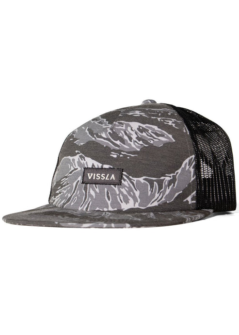 Vissla Lay Day Eco Trucker II Hat- Tiger Camo