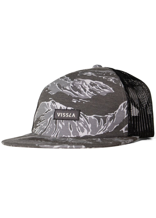 Vissla Lay Day Eco Trucker II Hat- Tiger Camo