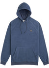 Vissla Costa Eco Polar Hoodie in Dark Naval, front view with kangaroo pocket.