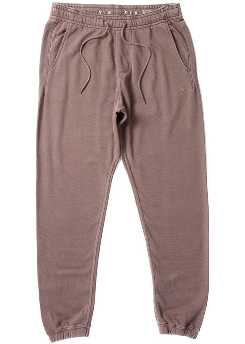 Solid Sets Eco Elastic Sweatpant in Driftwood, front view with drawstring waist.