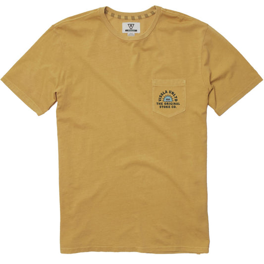 Vissla Wake Up Call Pocket Tee - Ochre