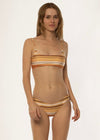 Sisstrevolution Stripe Crossroad Bandeau Top - Honey