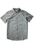 Vissla Gardena Ss Eco Shirt in dark naval with floral pattern, front view.