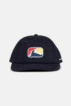 Front view of the Rusty Pipeline Dad Cap with embroidered logo design.