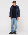 Rusty 1985 relaxed zip thru polar fleece