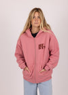 Rusty Alana Oversize Zip Hooded Fleece