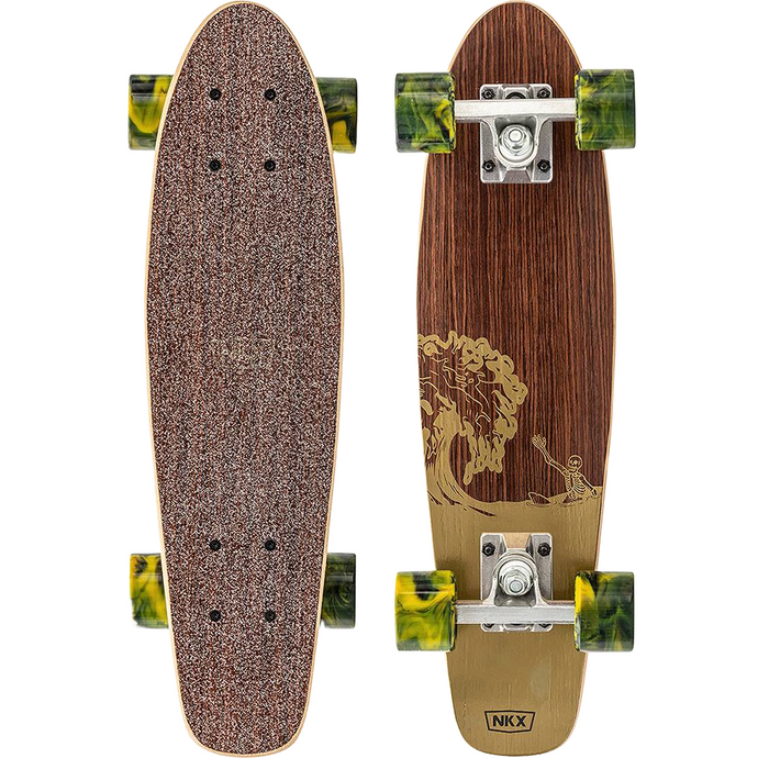 NKX Bones Mini Cruiser Skateboard 22" - Oakgold