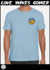 Love waves Fluro print tee shirt