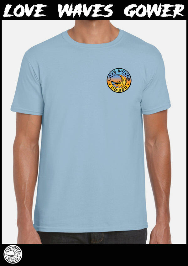 Love waves Fluro print tee shirt