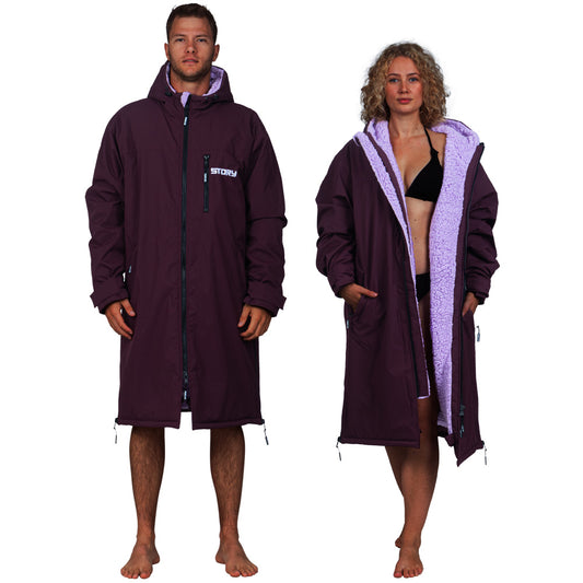 Story Change Robe - Burgundy