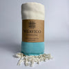 WeaviCo Diamond Turkish Towel with End Border – 100% Cotton