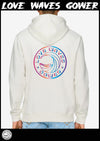 Love Waves Fluro print Hoodie