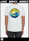 Love waves Fluro print tee shirt