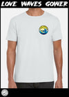 Love waves Fluro print tee shirt