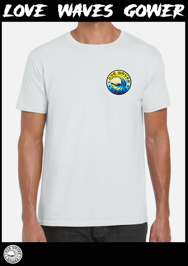 Love waves Fluro print tee shirt