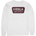 VIssla Supply Co. LS Pocket Tee -  White