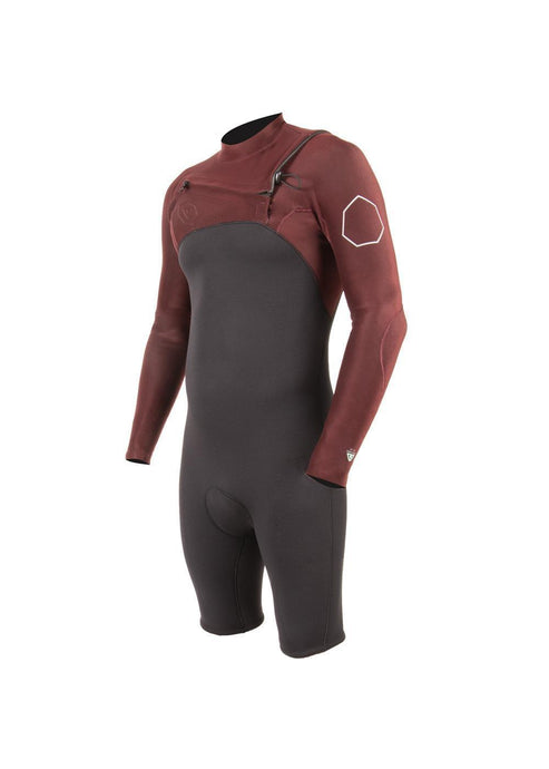 Vissla High Seas II 2-2 Ls Spring Wetsuit - wine