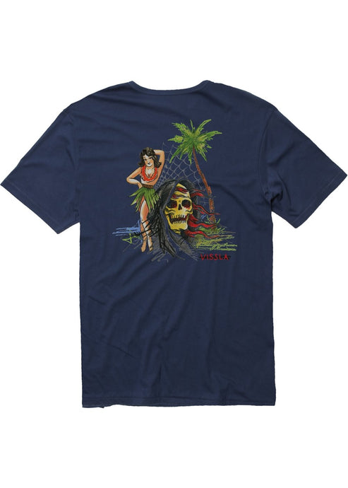 Vissla Hula Clash Organic Tee - Dark Denim